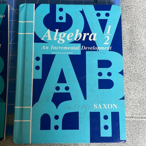 Saxon Algebra 1/2 2nd edition - Picture 1 of 2